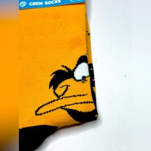 Looney Tunes Tweety yellow and black crew socks #LooneyTunes